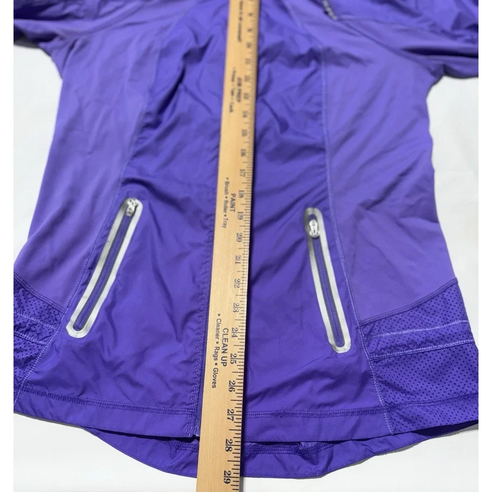 Lululemon Athletica Women's Purple Full Zip Track Jacket, Size 8